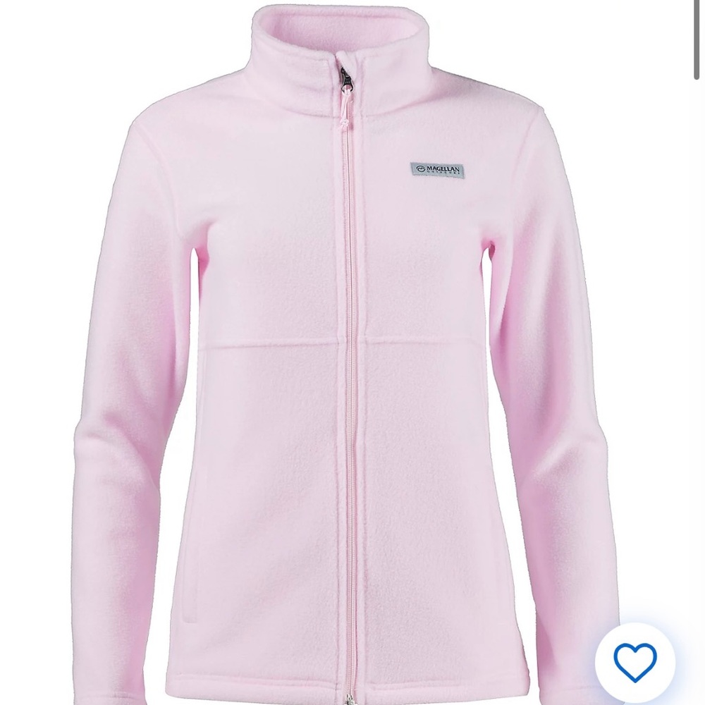 NWT Ballerina Pink Magellan Outdoors Fleece Zip-Up Jacket
